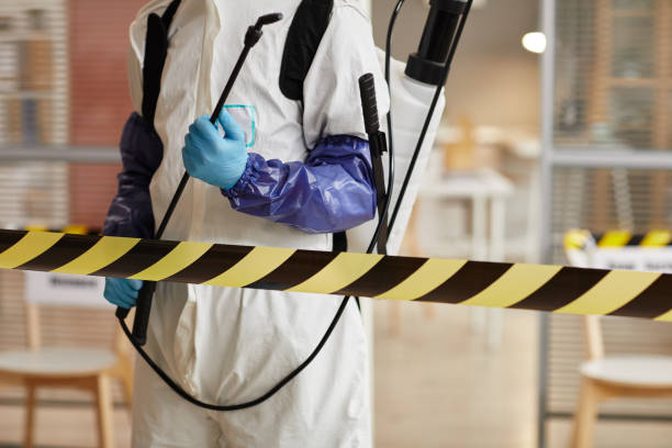 Professional Sewage Cleanup technician working in Carrollton, GA